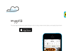 Tablet Screenshot of dev.mygola.com